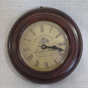 Vintage Standing Clock By Chateau Joullian Pontet Freres Brown